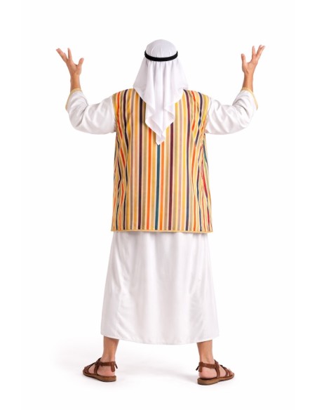 Déguisement Cheik Arabe Taille L | Déguisements pour Adultes Le Roi du Carnaval
